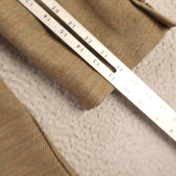 Marled Jacket XL Green Brown Melange Hopsack Patch Pockets Blazer 46S NEW $175 - Picture 14 of 14